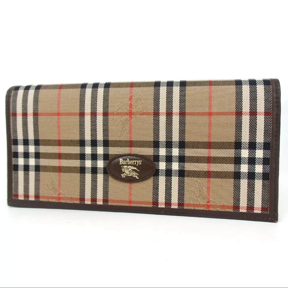 AUTH Burberry Nova Check Bifold Wallet - Picture 1 of 10